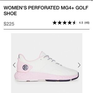G/FORE WOMEN'S PERFORATED MG4+ GOLF SHOE - NEW NEVER WORN - Size 6
